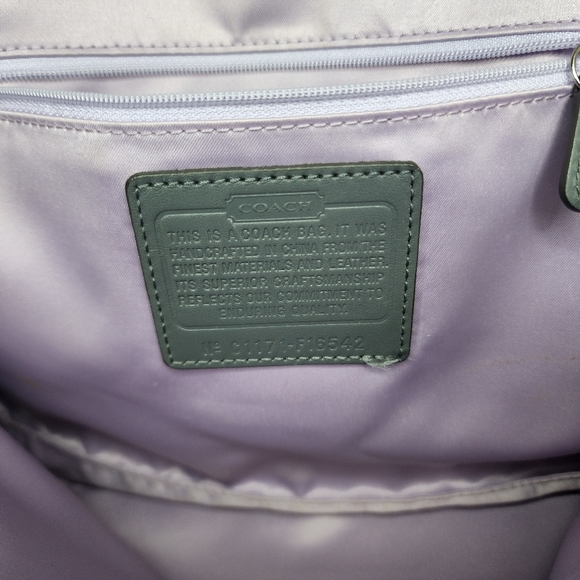 COACH Signature Penelope Shoulder Bag. - Picture 10 of 16